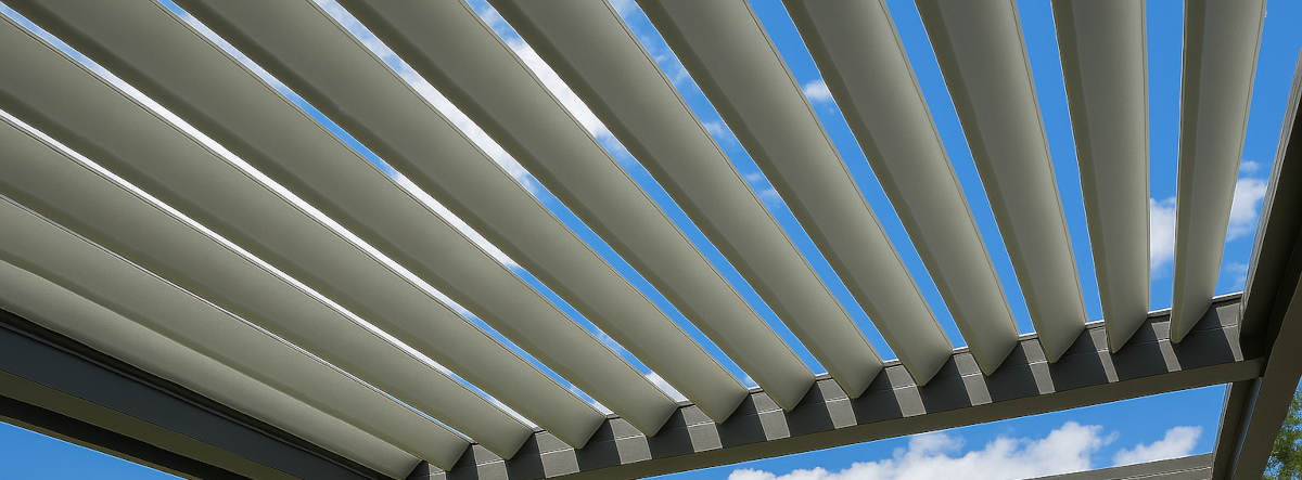 Photo of a louvre roof system